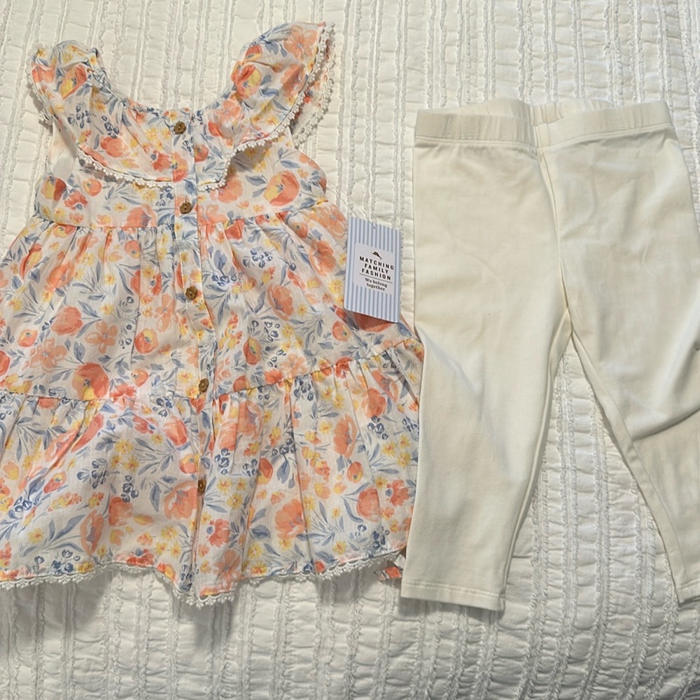 NWT Tommy Bahama toddler girl outfit